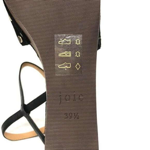 Joie Galla Sandals Black Studded Platform 9.5 NEW - Picture 7 of 9